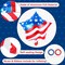24-Piece 4th of July Balloons – 18-Inch American Flag Star Foil Balloons with Ribbons & Straw for Independence Day, Memorial Day & Patriotic Party Decorations